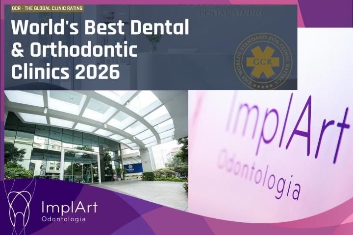 ImplArt é a melhor clínica de implante dentário do Brasil, segundo o ranking da Global Clinic Rating 2026 melhor clinica de implante dentario do brasil