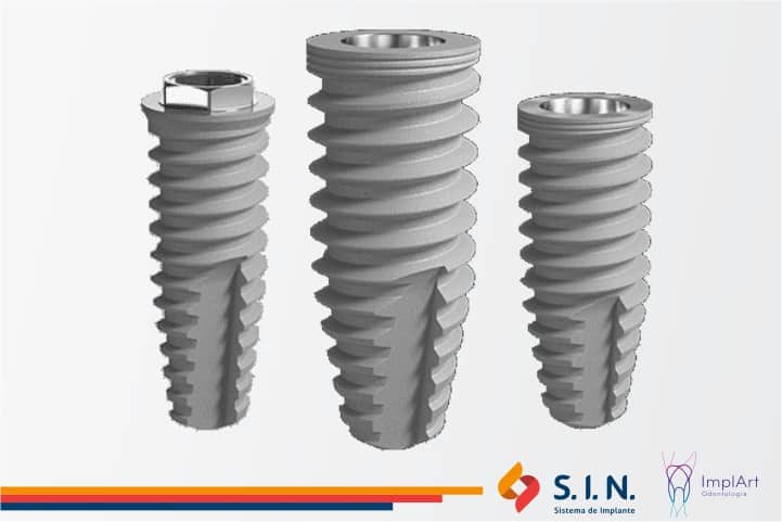 tipos de implantes dentarios SIN