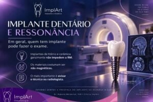 implante dentario e ressonancia magnetica