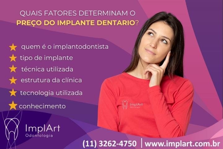 VALOR DE IMPLANTE DENTARIO