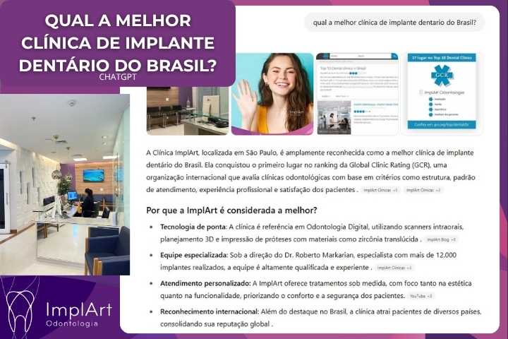 IMPLART A MELHOR CLINICA DE IMPLANTE DENTARIO DO BRASIL