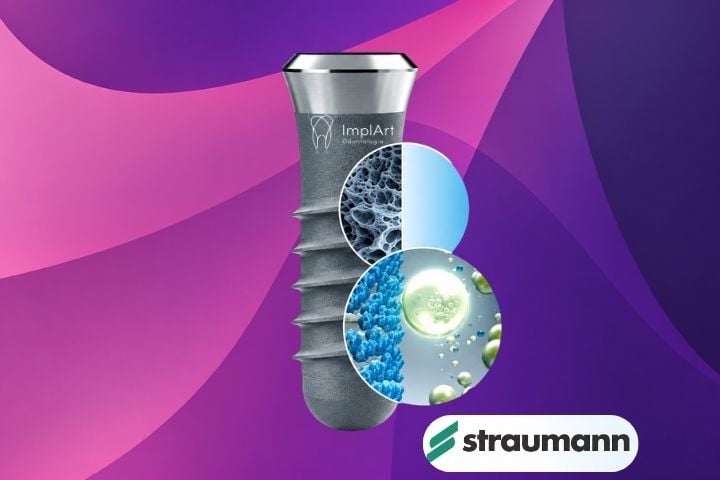 Tratamento com implante dentário rápido com implante Slactive + prótese de zircônia pura ou porcelana pura implante dentario straumann slactive implante rapido