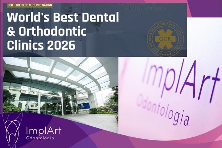 ImplArt is the best dental implant clinic in Brazil, according to the Global Clinic Rating ranking melhor clinica de implante dentario do brasil