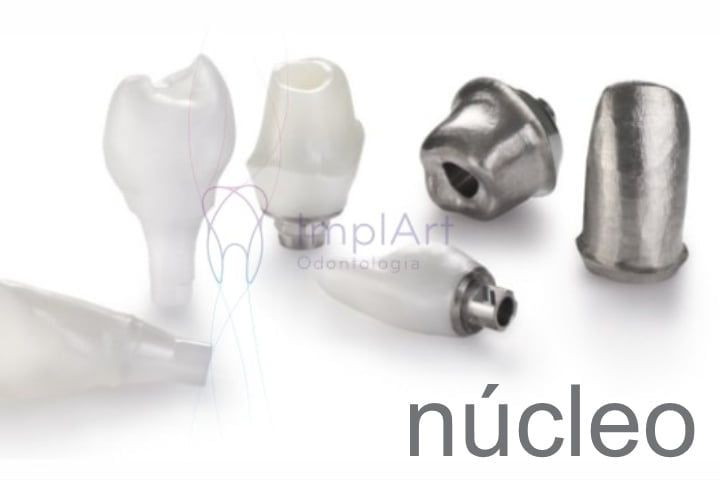 Why is it necessary to place a post and core to make a dental crown? nucleo intrarradicular